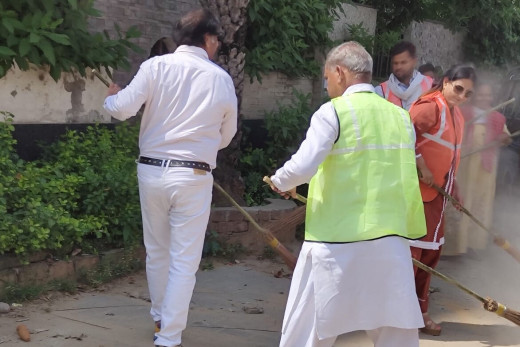 जयपुर का सफाई अभियान: राष्ट्रवादी कार्यकर्ताओं का सामूहिक प्रयास